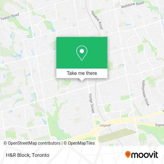 H&R Block map
