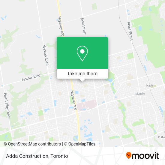 Adda Construction map