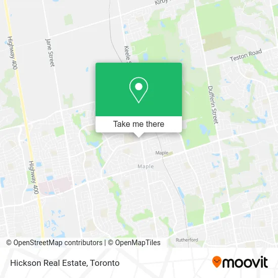 Hickson Real Estate map