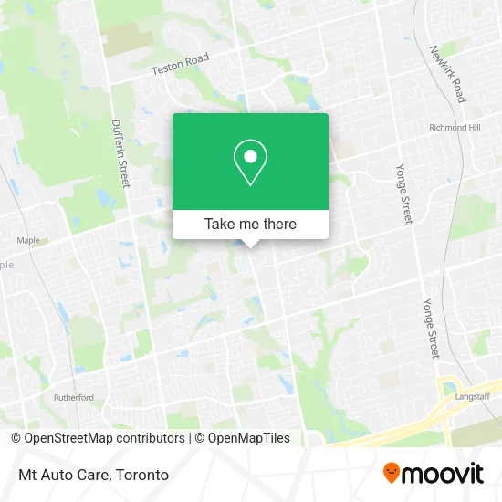 Mt Auto Care map