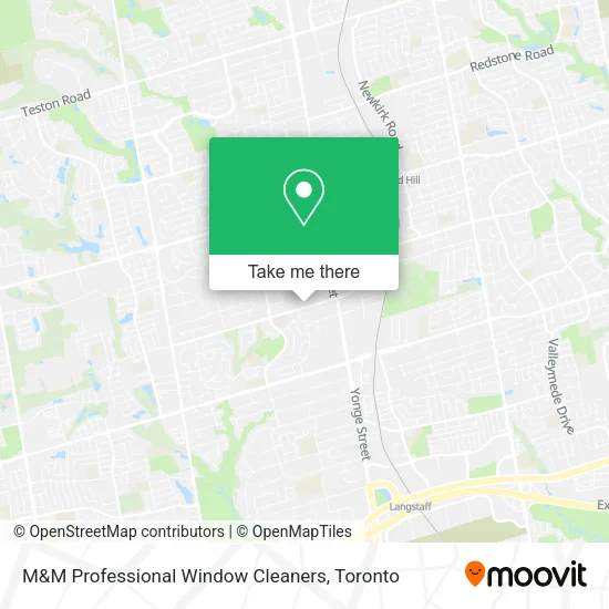 M&M Professional Window Cleaners map