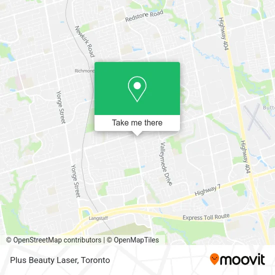 Plus Beauty Laser map