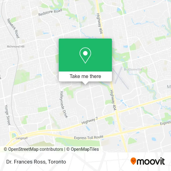 Dr. Frances Ross map