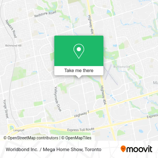 Worldbond Inc. / Mega Home Show map