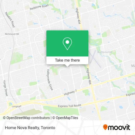 Home Nova Realty map