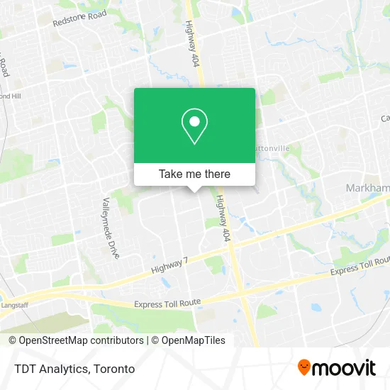 TDT Analytics map