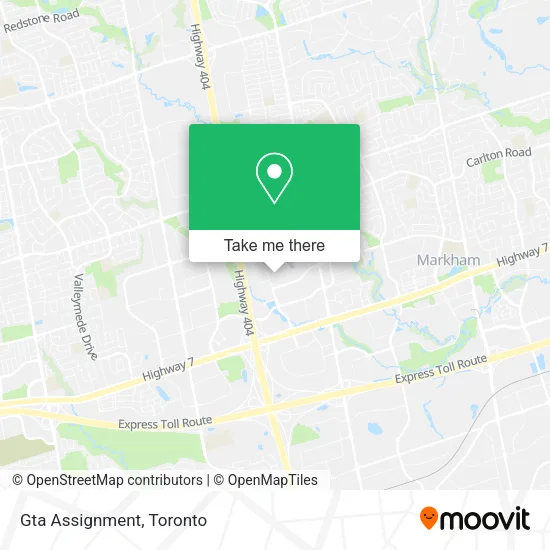 Gta Assignment map