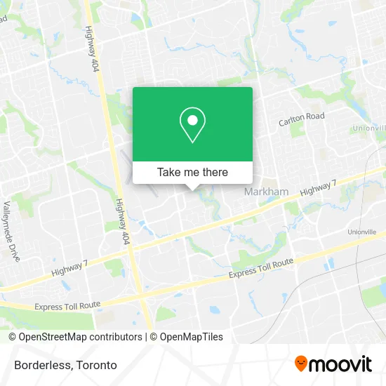 Borderless map