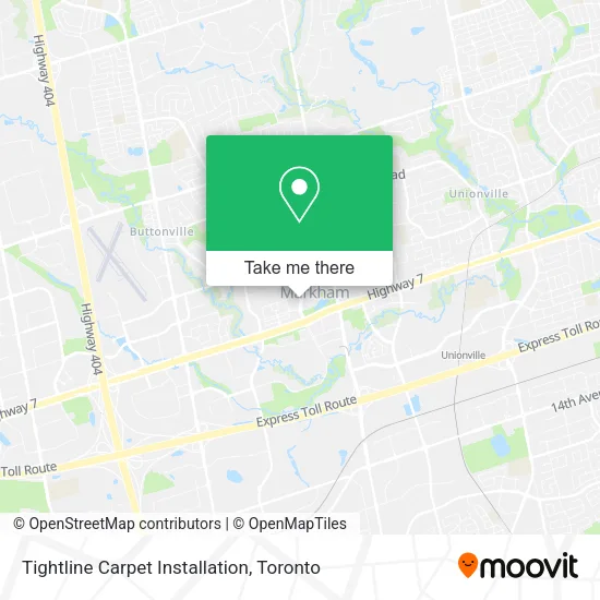 Tightline Carpet Installation map