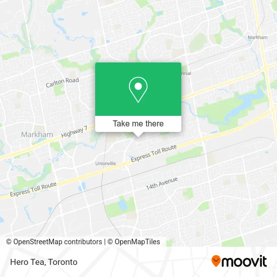Hero Tea map