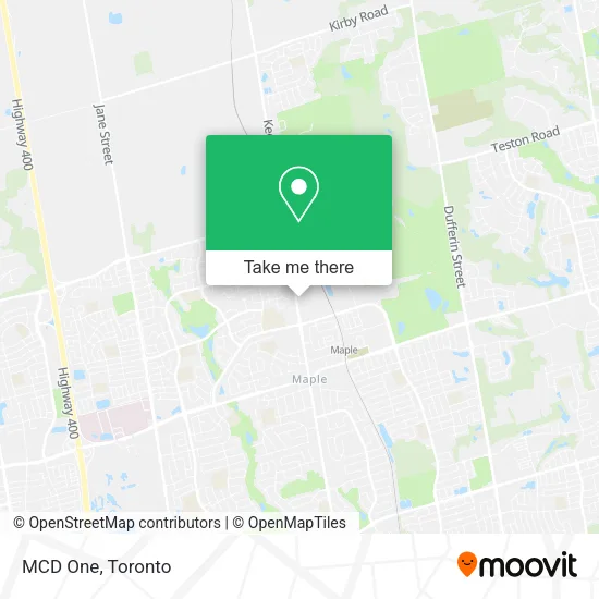 MCD One plan