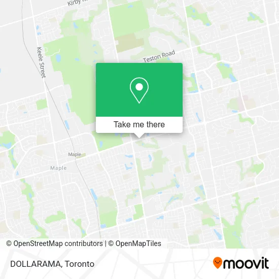 DOLLARAMA map