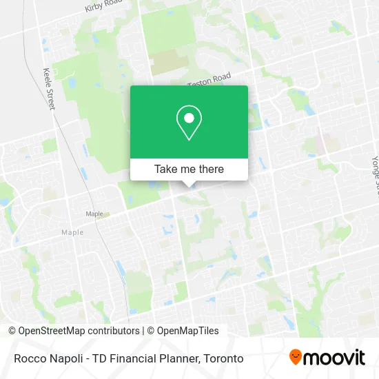 Rocco Napoli - TD Financial Planner map