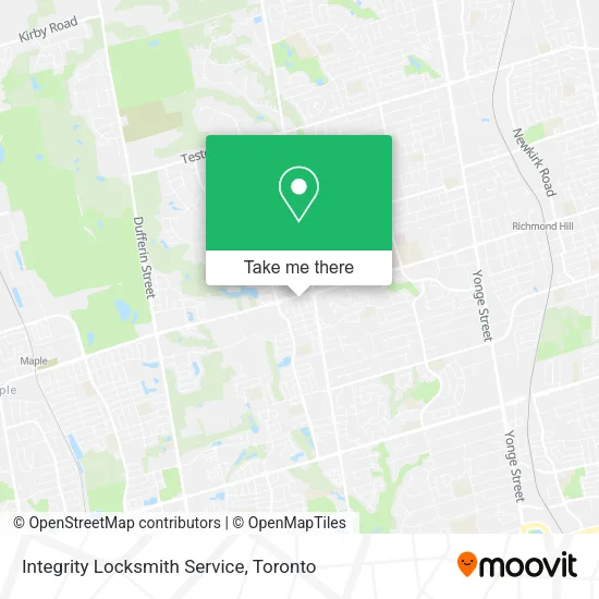 Integrity Locksmith Service map