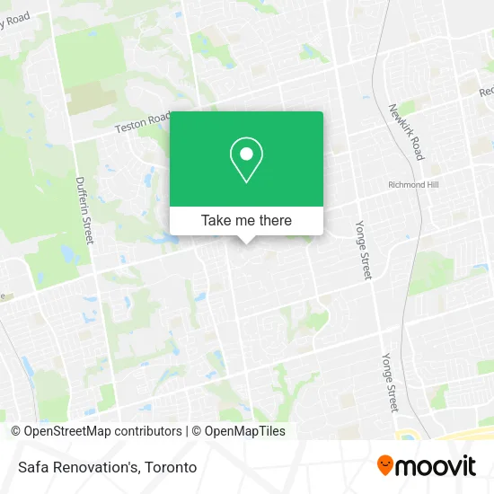 Safa Renovation's map