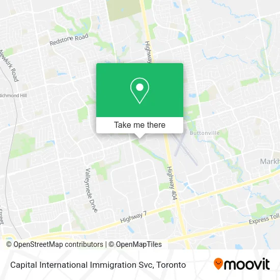 Capital International Immigration Svc map