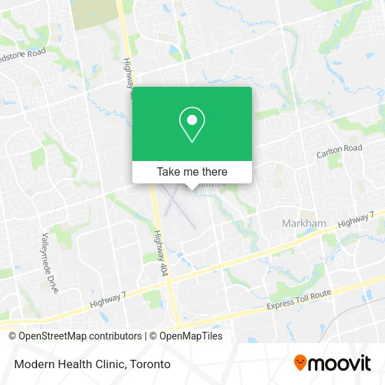 Modern Health Clinic map