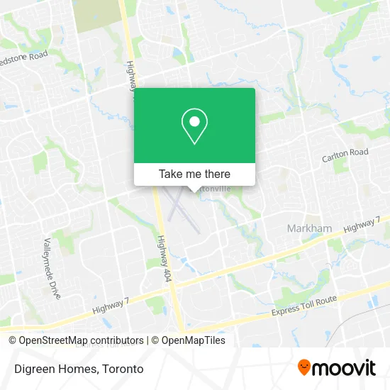 Digreen Homes map