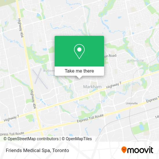 Friends Medical Spa map