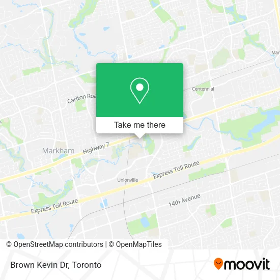 Brown Kevin Dr map