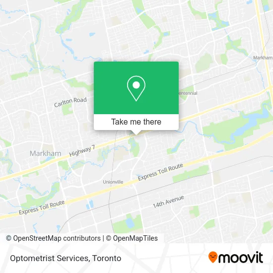 Optometrist Services map