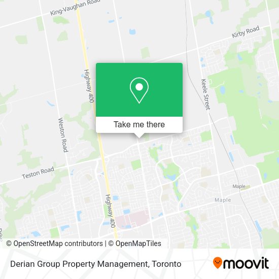 Derian Group Property Management map