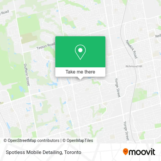 Spotless Mobile Detailing map