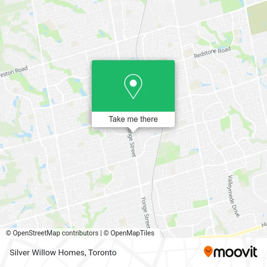Silver Willow Homes map