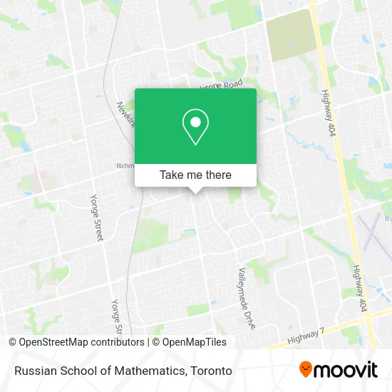 Russian School of Mathematics map