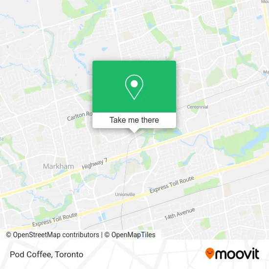 Pod Coffee map