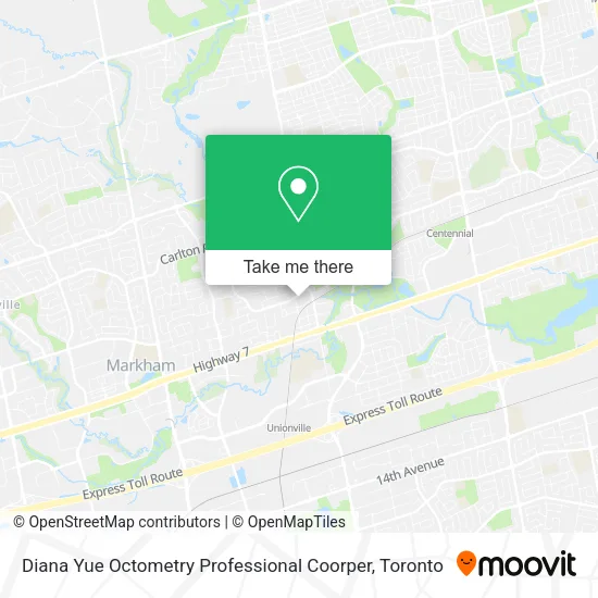 Diana Yue Octometry Professional Coorper map