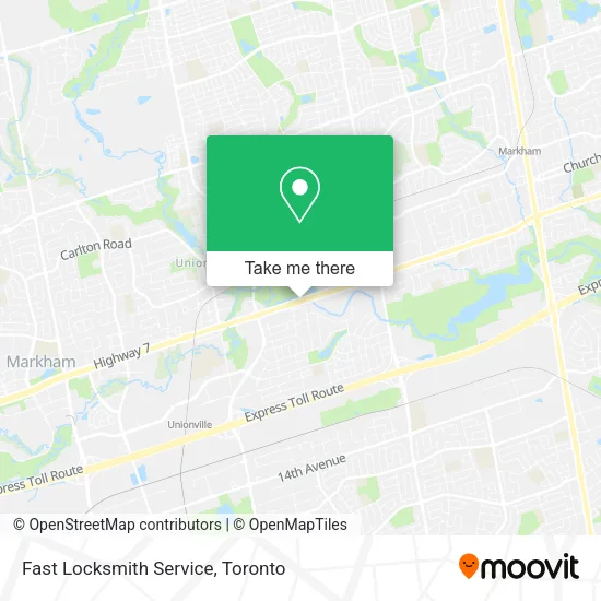 Fast Locksmith Service map