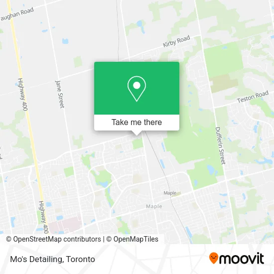 Mo's Detailing map