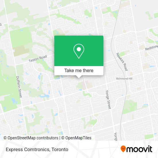 Express Comtronics map