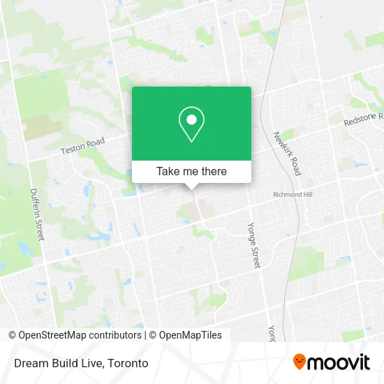 Dream Build Live plan