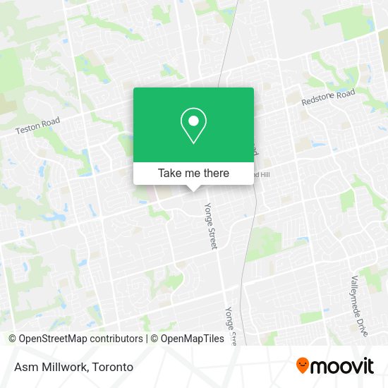 Asm Millwork map