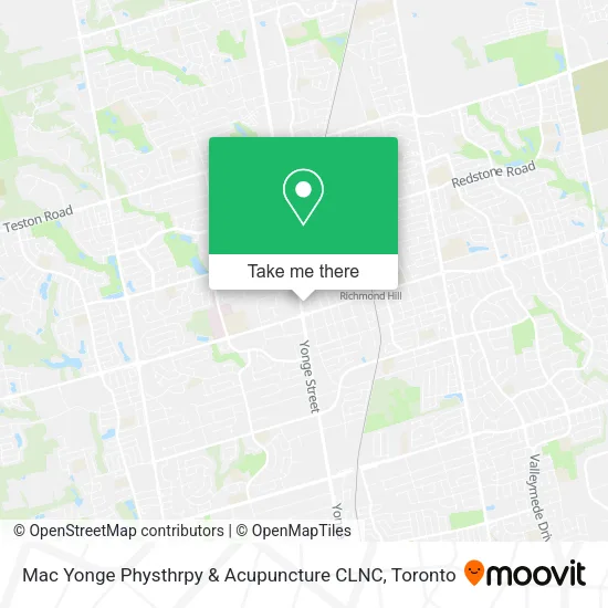 Mac Yonge Physthrpy & Acupuncture CLNC map