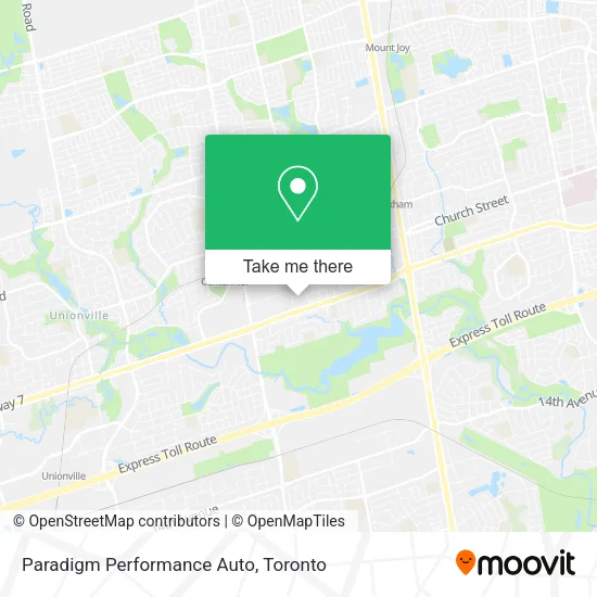 Paradigm Performance Auto map