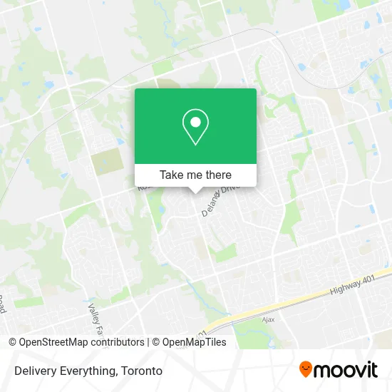 Delivery Everything map