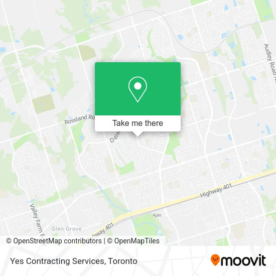 Yes Contracting Services map