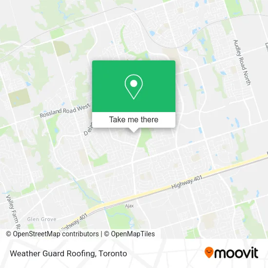 Weather Guard Roofing map
