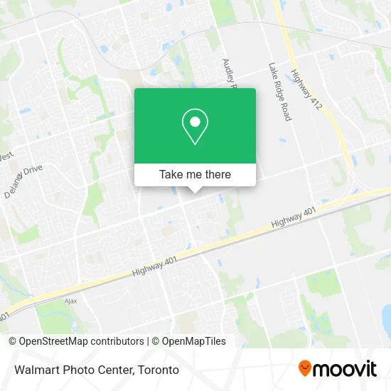 Walmart Photo Center map