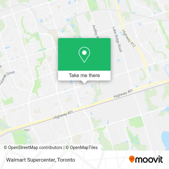 Walmart Supercenter map