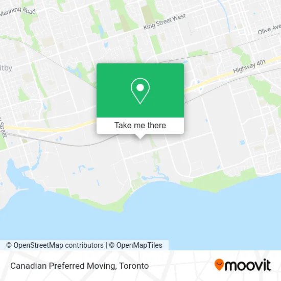 Canadian Preferred Moving map