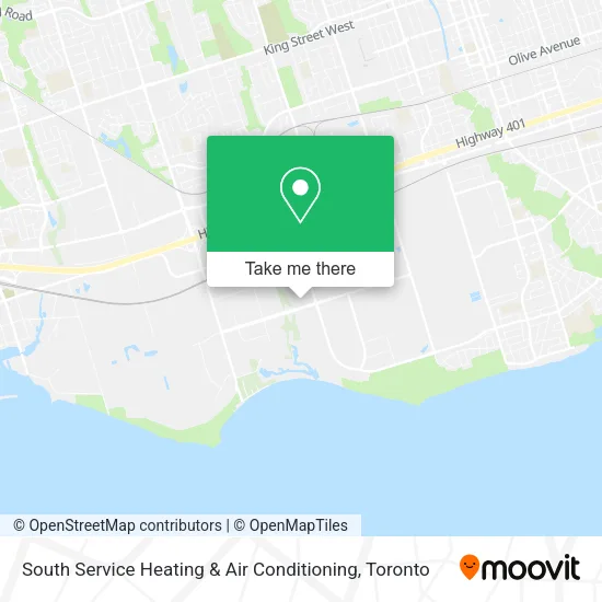 South Service Heating & Air Conditioning map