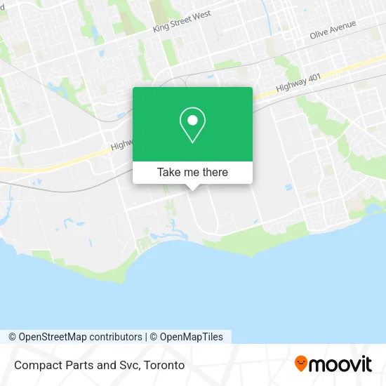 Compact Parts and Svc map