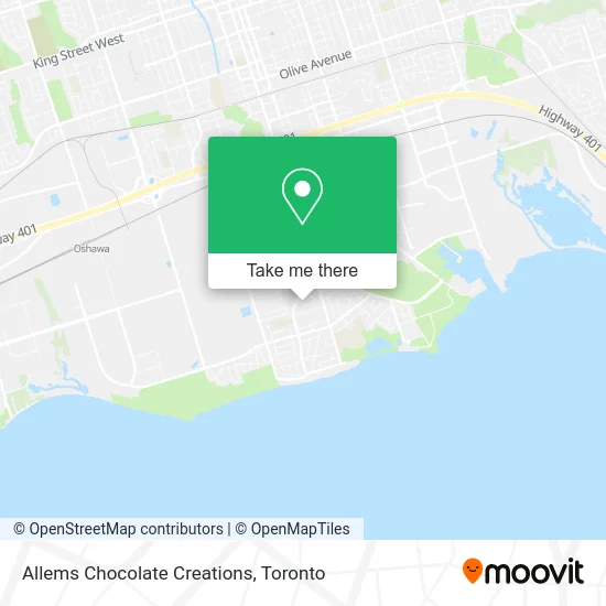 Allems Chocolate Creations map