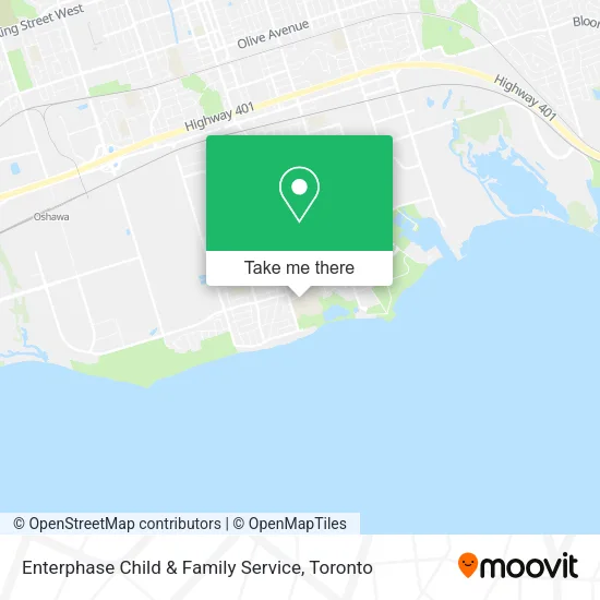Enterphase Child & Family Service map