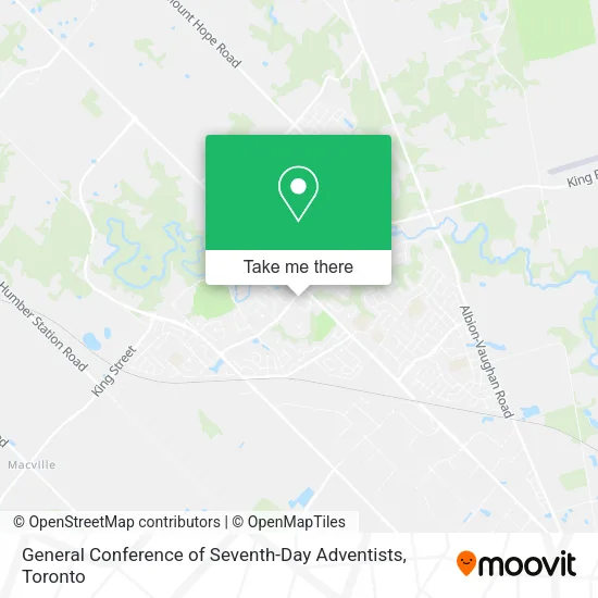 General Conference of Seventh-Day Adventists map