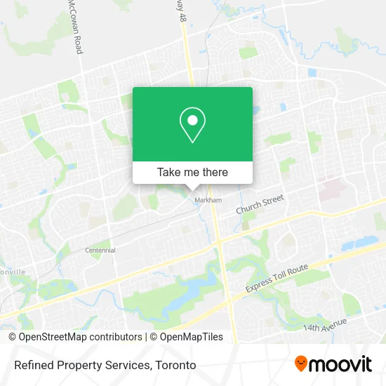 Refined Property Services map